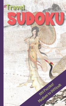 Paperback Travel Sudoku: Sudoku Medium to Hard Book