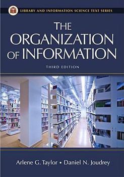Hardcover Organization of Information, 3rd Edition Book