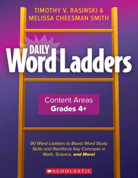 Paperback Daily Word Ladders Content Areas, Grades 4-6 Book