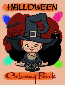 Paperback Halloween Coloring Book: Preschool Halloween Book, Ages 2-4, 4-8, With: Owls Mummies Frankensteins Book
