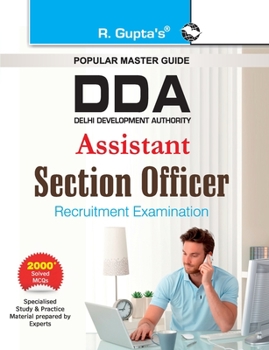 Paperback Dda: Assistant Section Officer Recruitment Exam Guide Book