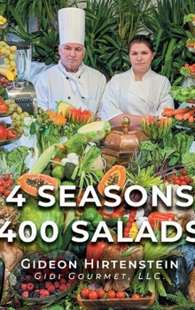 Hardcover 4 Seasons 400 Salads [Large Print] Book