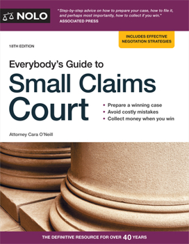 Paperback Everybody's Guide to Small Claims Court Book