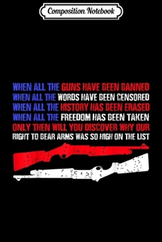 Composition Notebook: Right To Bear Arms - 2nd Amendment  Journal/Notebook Blank Lined Ruled 6x9 100 Pages