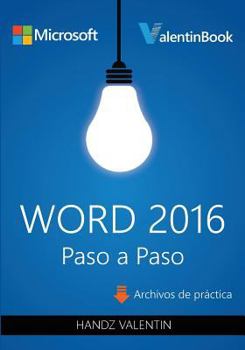 Paperback Word 2016 Paso a Paso [Spanish] Book