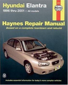 Paperback Haynes Hyundai Elantra 1996 Thru 2001 Book