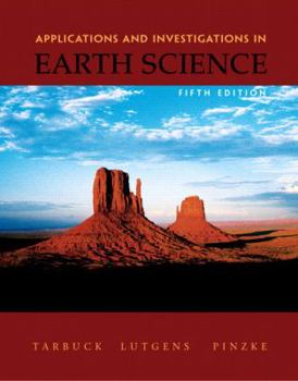Paperback Applications and Investigations in Earth Science Book
