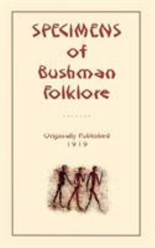 Paperback Specimens of Bushman Folk-Lore Book