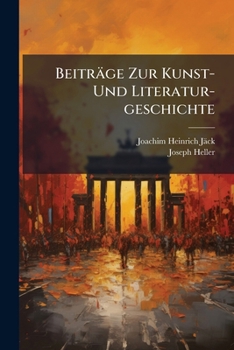 Paperback Beiträge Zur Kunst- Und Literatur-geschichte Book