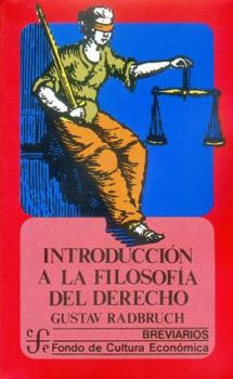 Paperback Introduccion a la Filosofia del Derecho [Spanish] Book