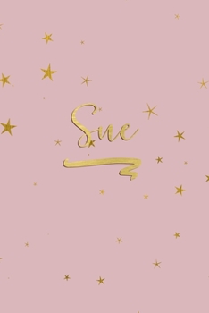 Sue: Personalized Journal to Write In | Rose Gold Line Journal