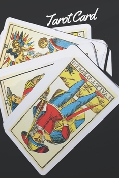 Paperback Tarot Card: Black Magic, Occult, Wicca, Spiritual, Notebook, Journal, Diary (110 Pages, Lined, 6 x 9) Book
