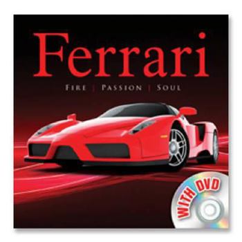 Hardcover Ferrari (Vehicle Book and DVD) Book