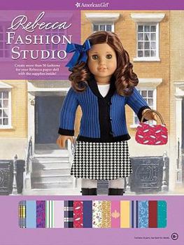 Hardcover Rebecca Fashion Studio [With Reusable Accessory Stickers and Paperdoll, Color Wheel and Stamp Designs and Stencils and 40 Book