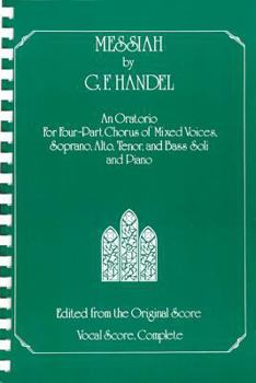 Plastic Comb Messiah: SATB Chorus & Soli, Comb Bound Book (Belwin Edition) Book
