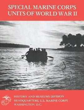 Paperback Special Marine Corps Units of World War II Book