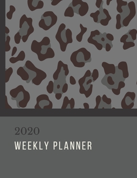 Weekly Planner: Weekly planner for one year I 8.5 x11 Inches I Leopart Cover Design