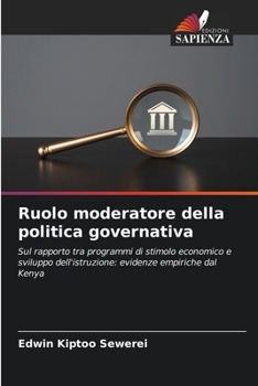 Paperback Ruolo moderatore della politica governativa [Italian] Book