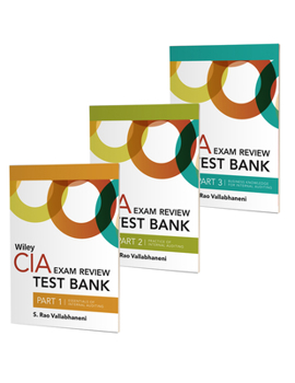 Paperback Wiley CIA Exam Review Test Bank 2020: Complete Set (2-Year Access) Book