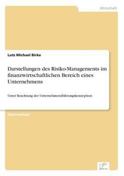 Darstellungen Des Risiko-Managements Im Finanzwirtschaftlichen Bereich Eines Unternehmens