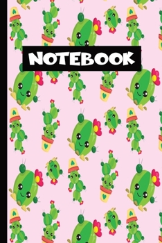 Notebook: Cactus  : Seamless Pattern Journal Lined Pages