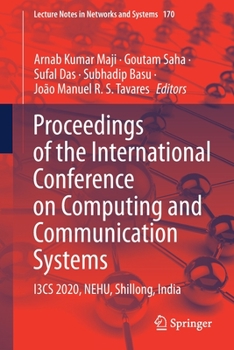 Paperback Proceedings of the International Conference on Computing and Communication Systems: I3cs 2020, Nehu, Shillong, India Book