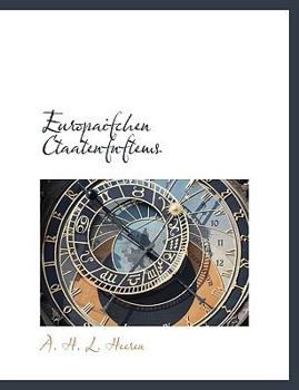 Paperback Europaifchen Ctaatenfnftems [German] Book