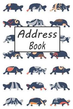 Paperback Address Book: Cute Turtle Addresses Book with Names, Address, Birthday, Phone Number, Work, Email, Social Media and Notes Book