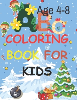 Paperback Abc coloring Book For Kids: Beautiful Coloring Books For Kids Age 4-8 Book