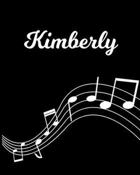 Kimberly: Sheet Music Note Manuscript Notebook Paper | Personalized Custom First Name Initial K | Musician Composer Instrument Composition Book | 12 ... Guide | Create Compose & Write Creative Songs