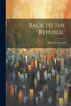 Paperback Back to the Republic Book
