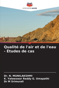 Paperback Qualité de l'air et de l'eau - Études de cas [French] Book