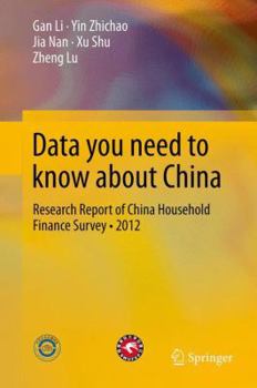 Hardcover Data You Need to Know about China: Research Report of China Household Finance Survey-2012 Book
