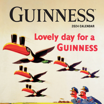 Calendar 2024 Guinness, Poster Art Wall Calendar Book