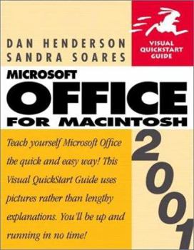 Paperback Microsoft Office 2001 for Macintosh Visual QuickStart Guide Book