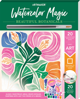 Misc. Art Maker Watercolor Magic Beautiful Botanicals Book
