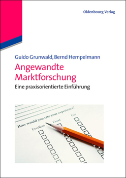 Hardcover Angewandte Marktforschung [German] Book