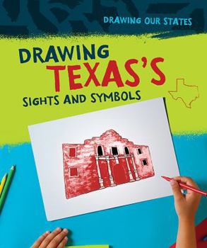Library Binding Drawing Texas's Sights and Symbols Book