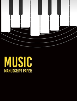 Paperback Standard Wirebound Manuscript Paper: 100 Pages of Wide Staff Paper (8.5x11), perfect for learning Book
