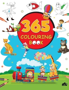 Paperback 365 Colouring Book for Kids: Painting and Drawing Book with 368 Big Pictures Book