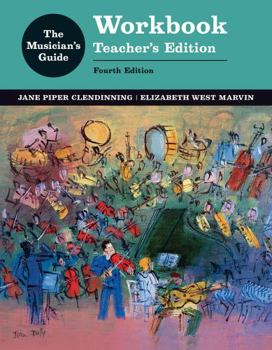 Paperback The Musician's Guide to Theory and Analysis Workbook Teacher's Edition Book