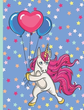 Paperback Unicorn Journal: Unicorn Gifts for Girls: Blank lined Unicorn themed Story Paper Journal notebook to write in for girls Book