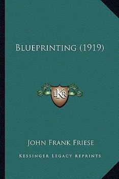 Paperback Blueprinting (1919) Book