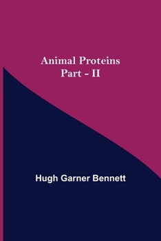 Paperback Animal Proteins Part - II Book