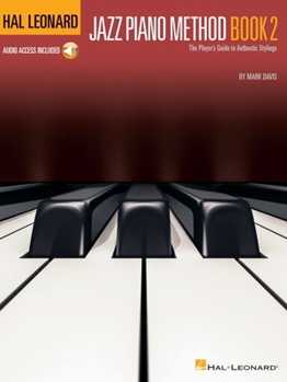 Paperback Hal Leonard Jazz Piano Method - Book 2 the Player's Guide to Authentic Stylings Book/Online Audio Book