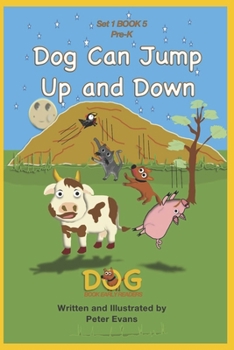 Paperback Dog Can Jump Up and Down: Set 1 Book 5 Pre-K Book