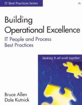 Paperback Building Operational Excellence: It People and Process Best Practices Book