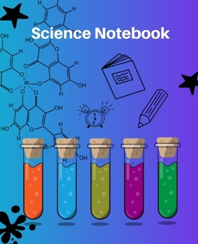 Science Notebook: Dot Grid Notebook, Dotted Paper Composition Book, Blank Journal for Math and Science Study, 7.5x9.25 in./ 100 Pages