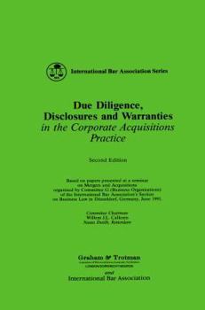 Hardcover Due Diligence, Disclosures and Warranties: In the Corporate Acquisitions Practice Book