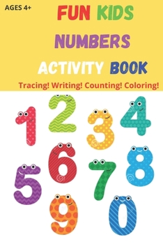 Paperback Fun Kids Number5 Activity Book: Tracing! Writing! Counting! Coloring! Book